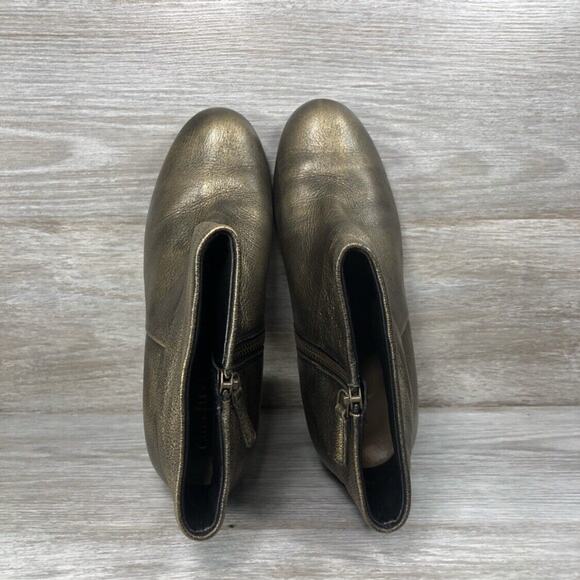 Cole Haan Women's Cassidy Metallic Zip Ankle Boots Size 6.5 B - Picture 7 of 11